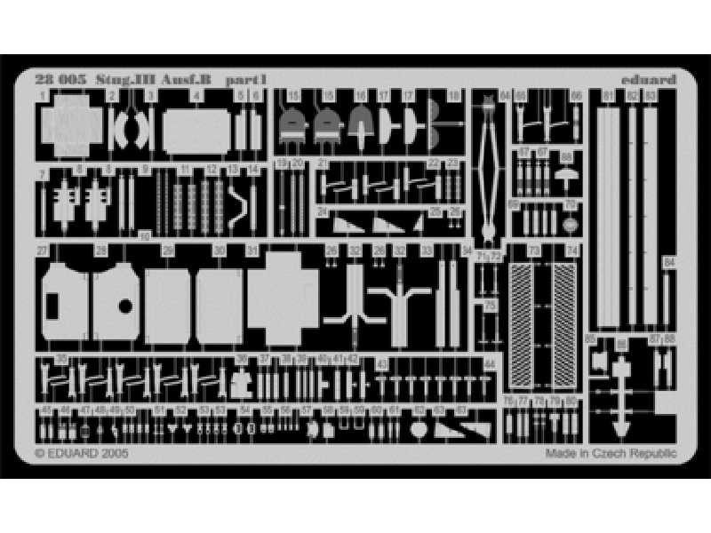 Black Dog 1/48 StuG III Ausf.B Tank Accessories Set – Resin Upgrade For Tamiya 32507 (T48030)
