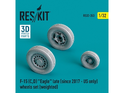 F-15 (C, D) 'eagle' Late (Since 2017 - Us Only) Wheels Set (Weighted) - image 1