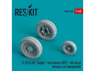 F-15 (C, D) 'eagle' Late (Since 2017 - Us Only) Wheels Set (Weighted) - image 1