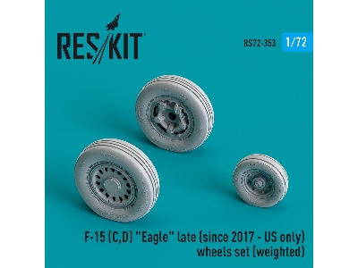 F-15 (C, D) 'eagle' Late (Since 2017 - Us Only) Wheels Set (Weighted) - image 1