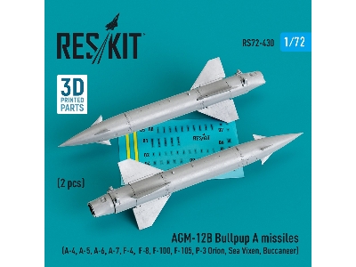 Agm-12b Bullpup A Missiles (2 Pcs) (A-4, A-5, A-6, A-7, F-4, F-8, F-100, F-105, P-3 Orion, Sea Vixen, Buccaneer) - image 1