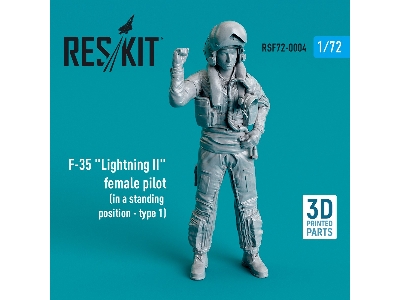 F-35 'lightning Ii' Female Pilot (In A Standing Position - Type 1) - image 1