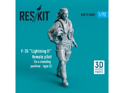 F-35 'lightning Ii' Female Pilot (In A Standing Position - Type 2) - image 1