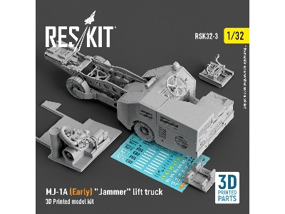 Mj-1a (Early) 'jammer' Lift Truck (3d Printed Model Kit) - image 2