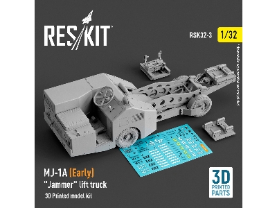 Mj-1a (Early) 'jammer' Lift Truck (3d Printed Model Kit) - image 3