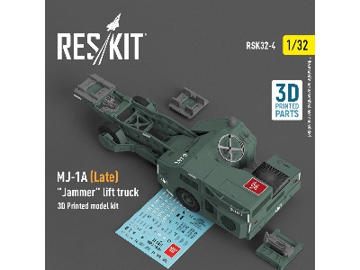 Mj-1a (Late) 'jammer' Lift Truck (3d Printed Model Kit) - image 1