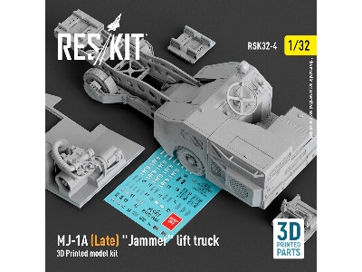 Mj-1a (Late) 'jammer' Lift Truck (3d Printed Model Kit) - image 2