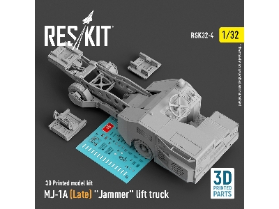 Mj-1a (Late) 'jammer' Lift Truck (3d Printed Model Kit) - image 3