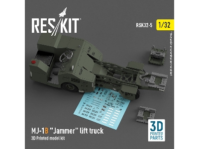 Mj-1b 'jammer' Lift Truck (3d Printed Model Kit) - image 1