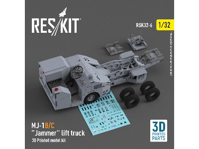 Mj-1b/C 'jammer' Lift Truck (3d Printed Model Kit) - image 1