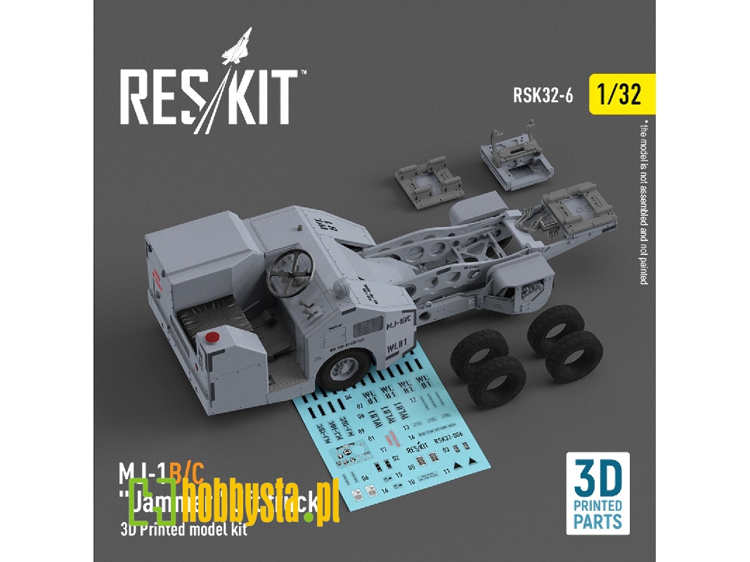 Mj-1b/C 'jammer' Lift Truck (3d Printed Model Kit) - image 1