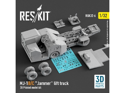 Mj-1b/C 'jammer' Lift Truck (3d Printed Model Kit) - image 2