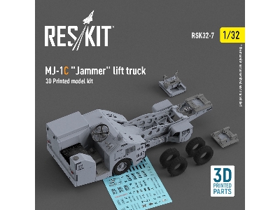 Mj-1c 'jammer' Lift Truck (3d Printed Model Kit) - image 1