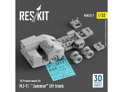 Mj-1c 'jammer' Lift Truck (3d Printed Model Kit) - image 2