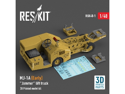 Mj-1a (Early) 'jammer' Lift Truck (3d Printed Model Kit) - image 1