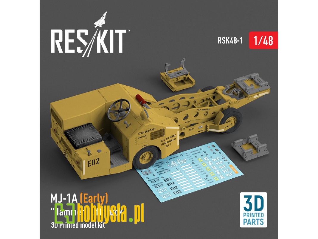 Mj-1a (Early) 'jammer' Lift Truck (3d Printed Model Kit) - image 1