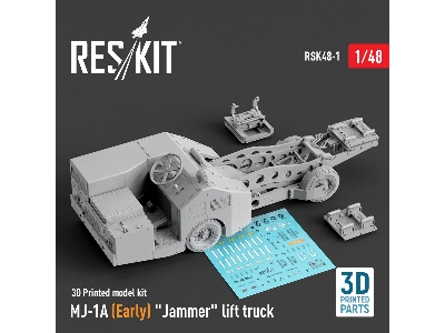 Mj-1a (Early) 'jammer' Lift Truck (3d Printed Model Kit) - image 2