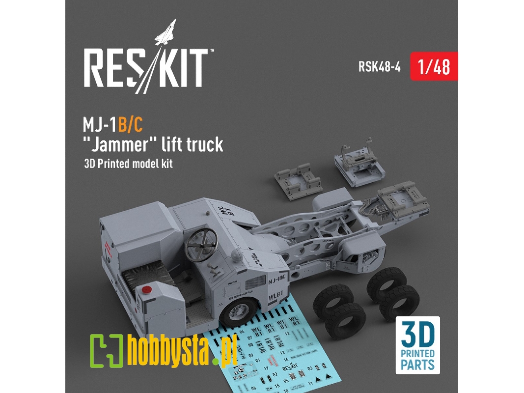 Mj-1b/C 'jammer' Lift Truck (3d Printed Model Kit) - image 1