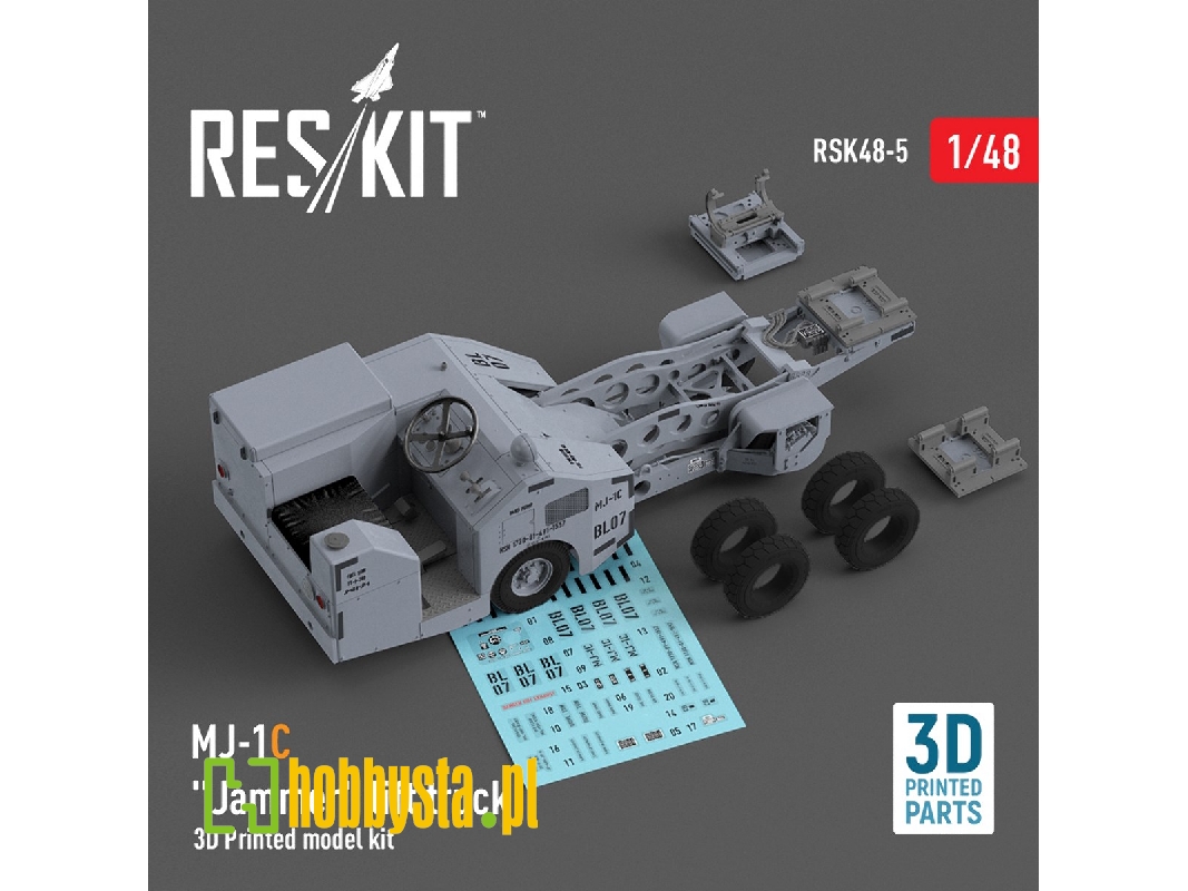 Mj-1c 'jammer' Lift Truck (3d Printed Model Kit) - image 1