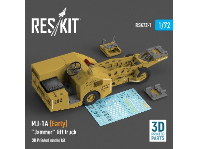 Mj-1a (Early) 'jammer' Lift Truck (3d Printed Model Kit) - image 1