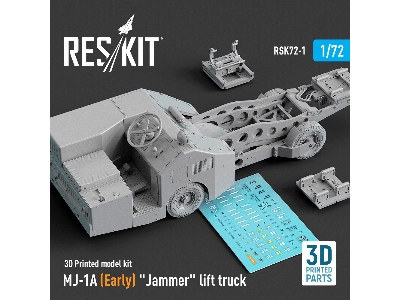 Mj-1a (Early) 'jammer' Lift Truck (3d Printed Model Kit) - image 2