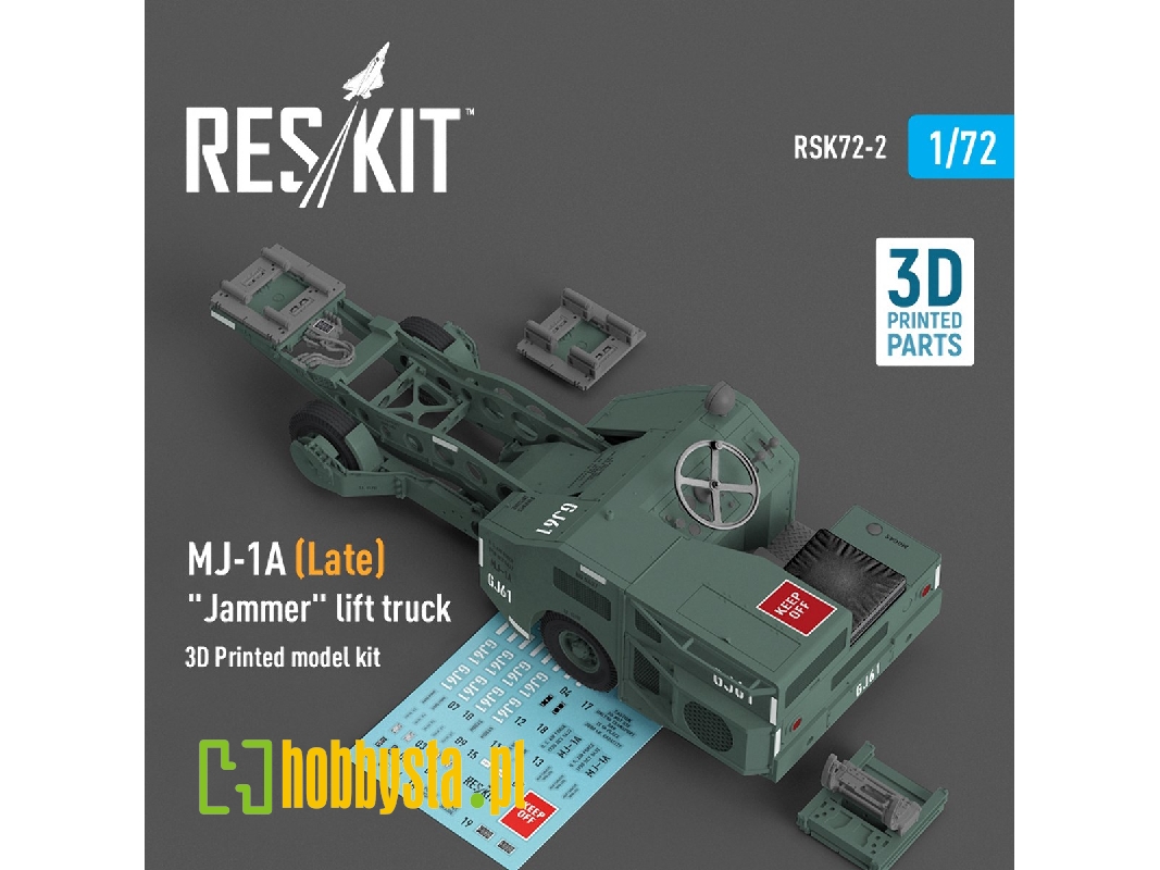 Mj-1a (Late) 'jammer' Lift Truck (3d Printed Model Kit) - image 1