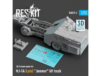Mj-1a (Late) 'jammer' Lift Truck (3d Printed Model Kit) - image 2