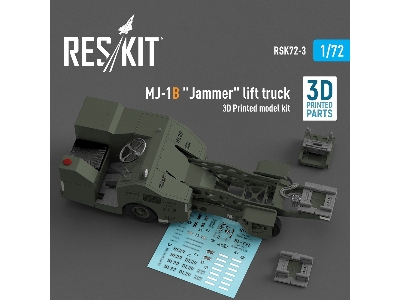 Mj-1b 'jammer' Lift Truck (3d Printed Model Kit) - image 1