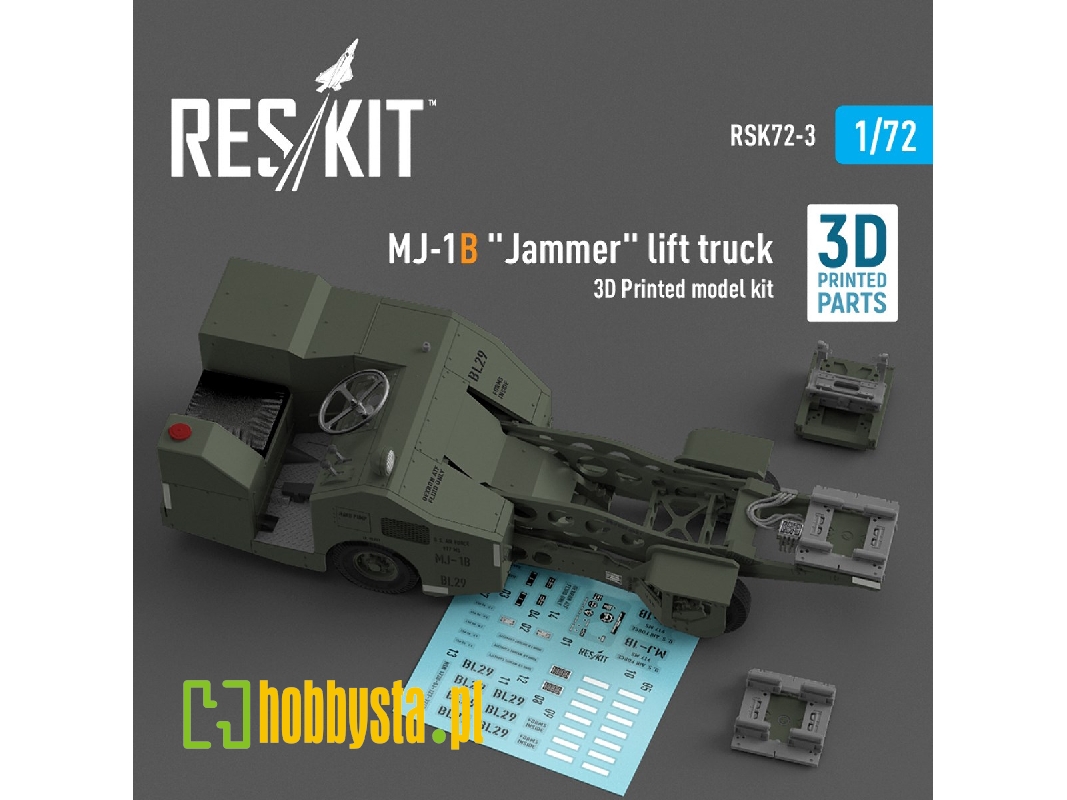 Mj-1b 'jammer' Lift Truck (3d Printed Model Kit) - image 1