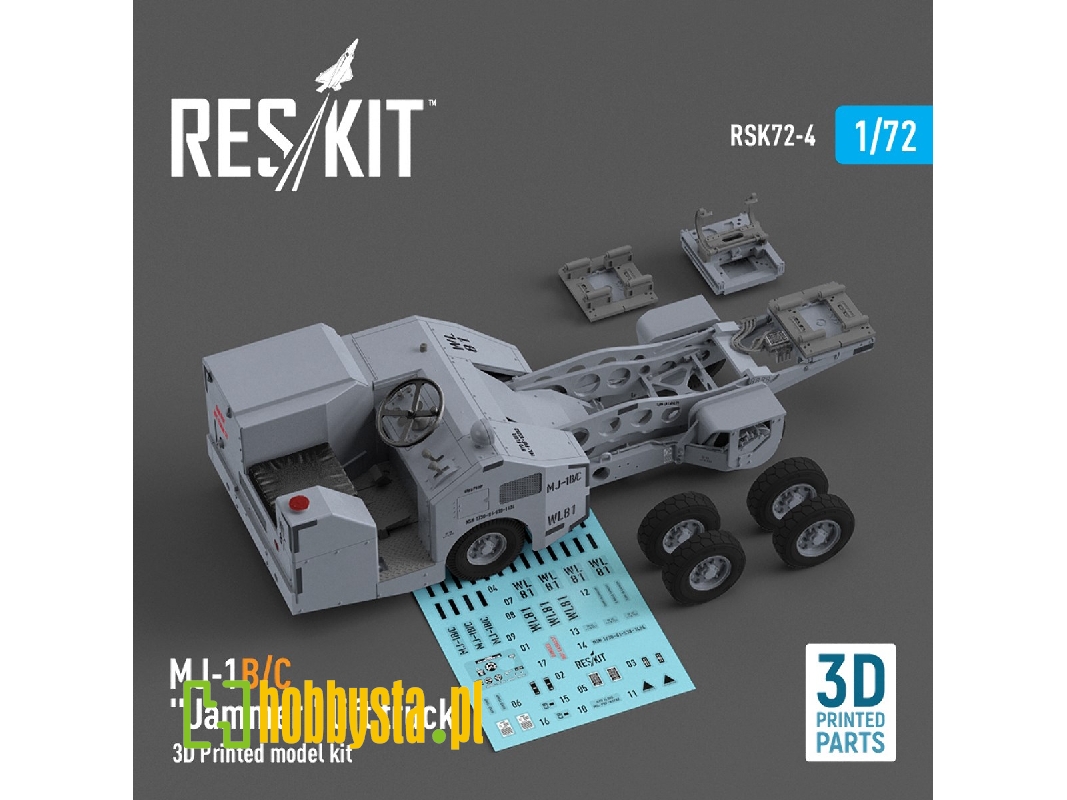 Mj-1b/C 'jammer' Lift Truck (3d Printed Model Kit) - image 1