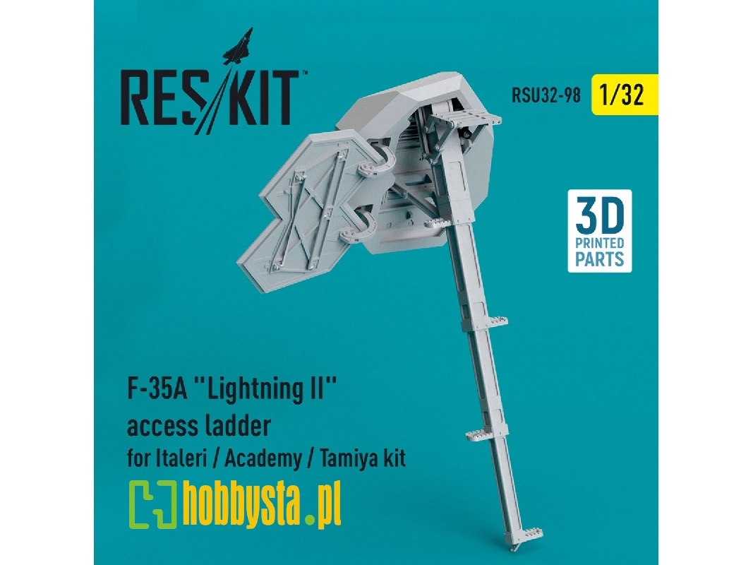 F-35a 'lightning Ii' Access Ladder For Italeri/Academy/Tamiya Kits - image 1