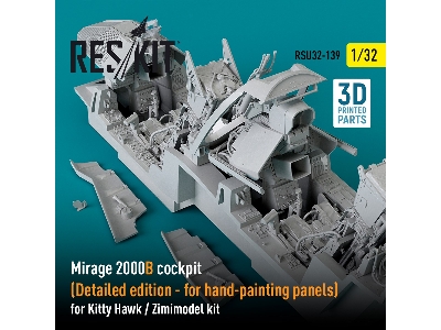 Mirage 2000b Cockpit (Detailed Edition) For Kitty Hawk/Zimimodel Kits - image 1