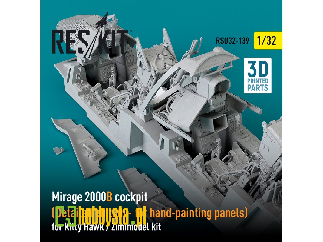 Mirage 2000b Cockpit (Detailed Edition) For Kitty Hawk/Zimimodel Kits - image 1 Mirage 2000b Cockpit (Detailed Edition) For Kitty Hawk/Zimimodel Kits - image 1