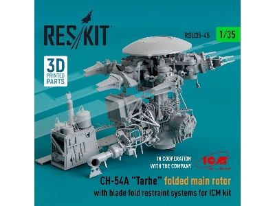 Ch-54a 'tarhe' Folded Main Rotor With Blade Fold Restraint Systems For Icm Kit - image 1