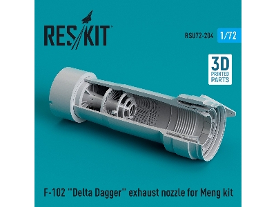 F-102 'delta Dagger' Exhaust Nozzle For Meng Kit - image 2
