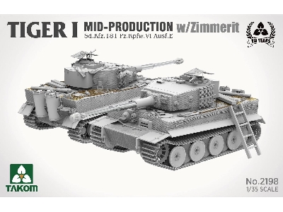Tiger I Mid-production With Zimmerit Sd.Kfz.181 Pz.Kpfw.Vi Ausf.E - image 2