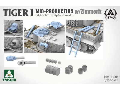 Tiger I Mid-production With Zimmerit Sd.Kfz.181 Pz.Kpfw.Vi Ausf.E - image 3