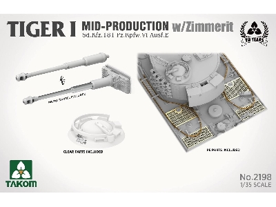 Tiger I Mid-production With Zimmerit Sd.Kfz.181 Pz.Kpfw.Vi Ausf.E - image 5