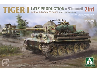 Tiger I Late-production With Zimmerit Sd.Kfz.181 Pz.Kpfw.Vi Ausf.E (Late / Late Command) 2 In 1 - image 1