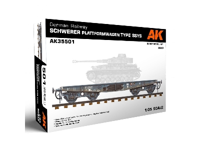 German Railway Schwerer Plattformwagen Type Ssys - image 1