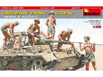 Pz.Kpfw.Iv Ausf.D Deutsches Afrika Korps (5 Figures German Tank Crew Afrika Korps) - image 4