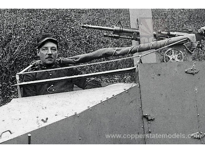 Retracted Canopy For French Armored Car Model 1914 - image 5