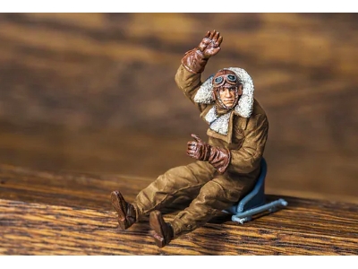 Rfc Pilot In The Cockpit Wwi Figures - image 1