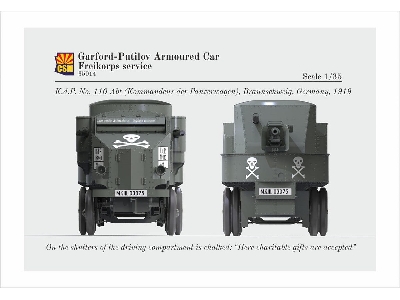 Garford-Putilov Armoured Car - Freikorps service - image 4