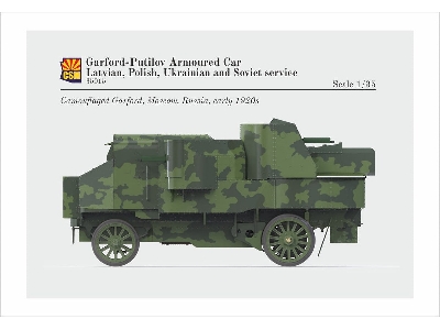 Garford-Putilov Armoured Car - Latvian, Polish, Ukrainian, Soviet service - image 7