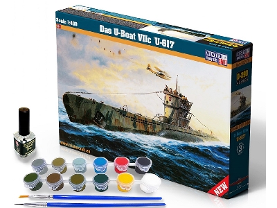 Das U-boat Viic 'u-617' - Model Set - image 1