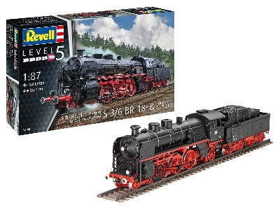 S3/6 BR18 express locomotive with tender - image 1