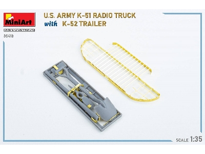 Us Army K-51 Radio Truck With K-52 Trailer. Interior Kit - image 19