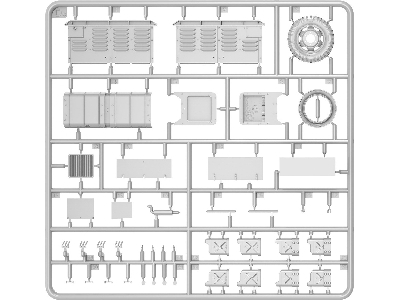 Us Army K-51 Radio Truck With K-52 Trailer. Interior Kit - image 21