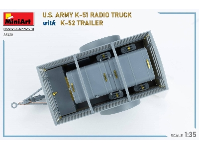 Us Army K-51 Radio Truck With K-52 Trailer. Interior Kit - image 52